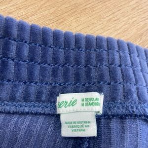 Aerie Flare Leg Velvet Pants